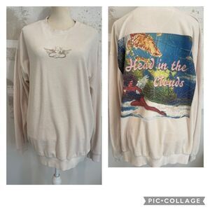 Boys Lie Head in the clouds crewneck top